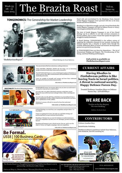 The Brazita Roast cover, Week 33, 2015
